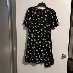 Short rap around dress